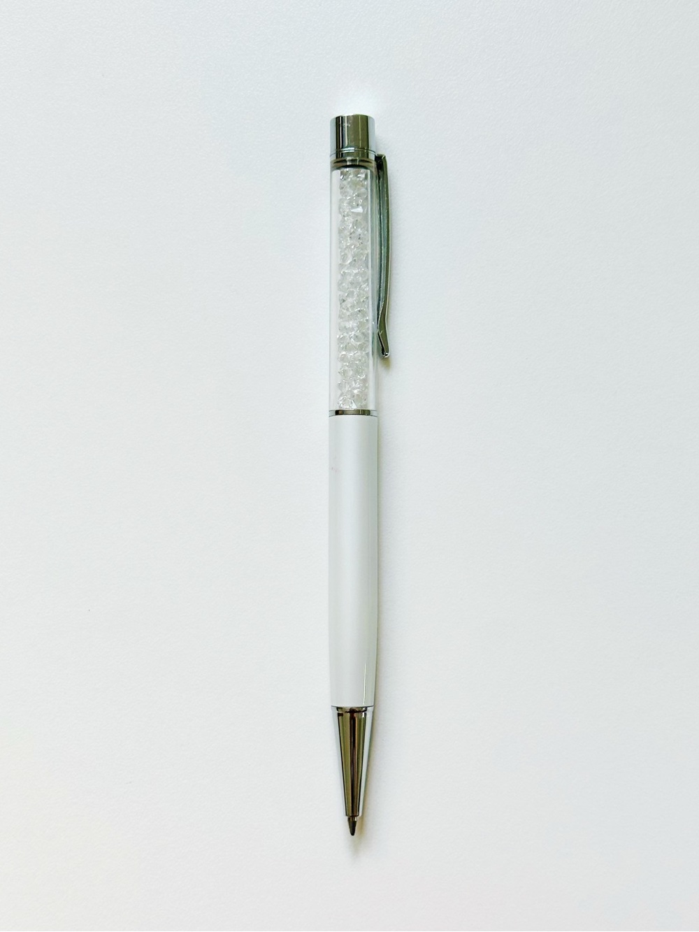 Swarovski White Crystal-Accented Ballpoint Pen